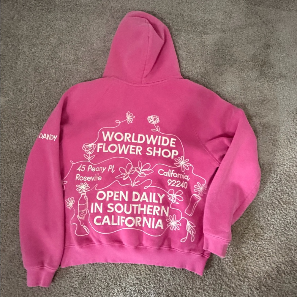 Pink Graphic Hoodie